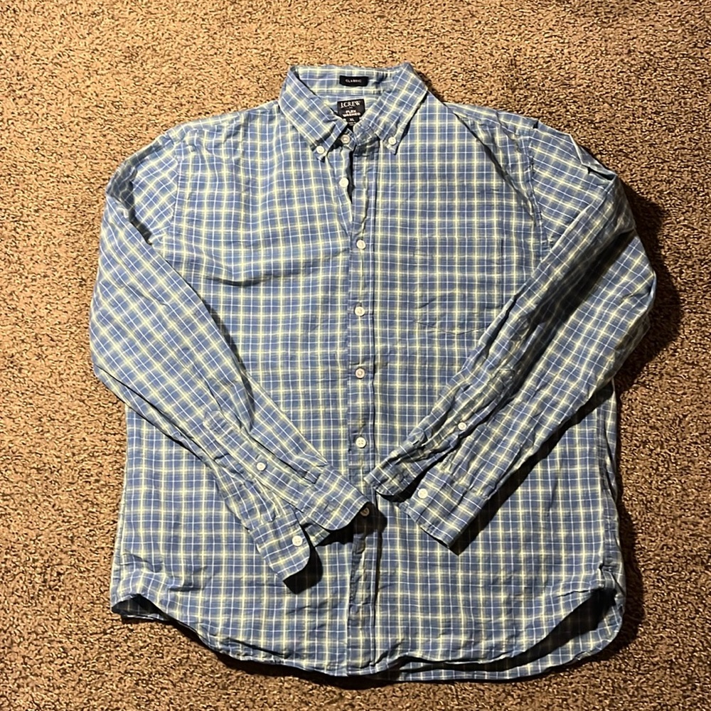 J. Crew XL Classic Fit flex washed